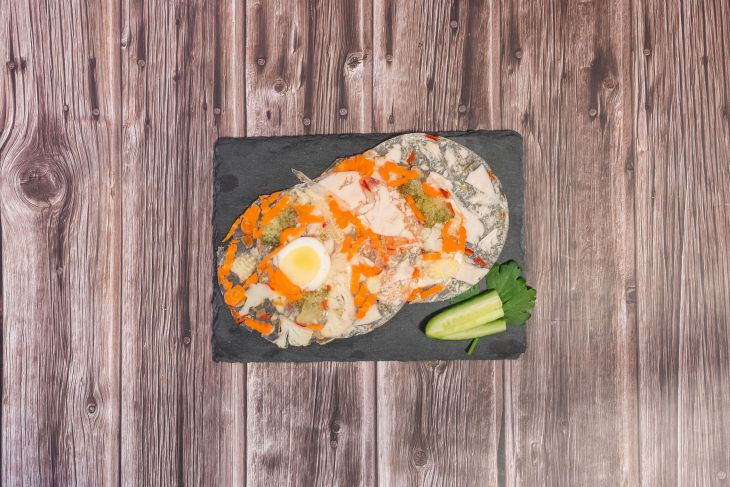 Aspikaufschnitt gem.