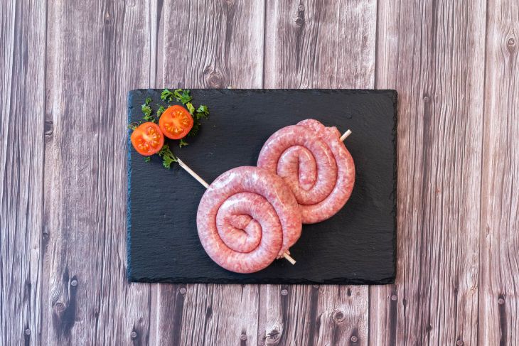 Bratwurstschnecken frisch