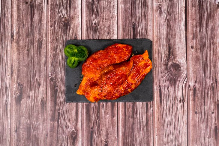 Marinierte Nackensteaks